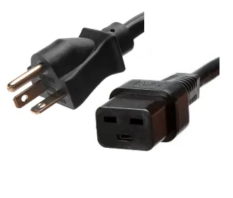 UL Certification US Standard 250V 20A IEC60320 C19 to 6-20P Power Cord