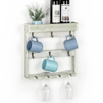 Multifunctional Wall Mounted Coffee Mug Rack