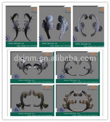 The cast steel fence decoration craft