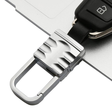 Suite de porte-clés de logo en cuir authentique pour le clés - Famille présente