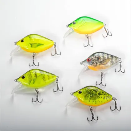 Crazy Casting Fishing Vibra Lure - Factory Supplied ABS Plastic Sinking Action Lure