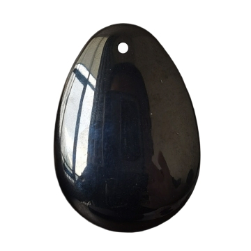 Hematite Waterdrop Pendant(Approx-33x47x6mm)