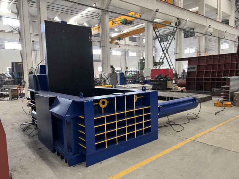 Side Push-out Bale Automatic Siemens PLC Metal Baler