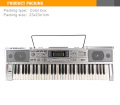 Panas Dijual 61keys menggulung piano keyboard