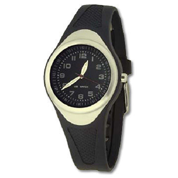 Shock-resistant Flash Disk Watch with USB, Bootable Disk and Security AreaNew