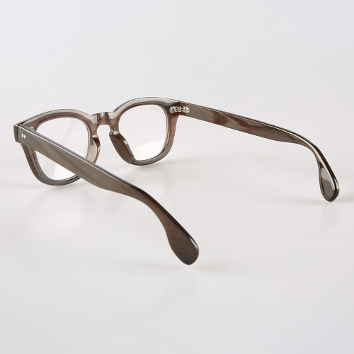 Dark Red Buffalo Horn Optical Frames