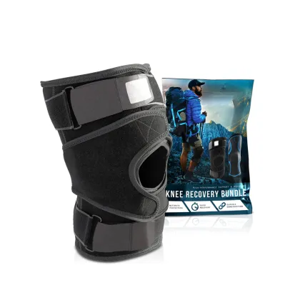 Unisex Compression Knee Support with Open Patellar Design for Sports and Squats