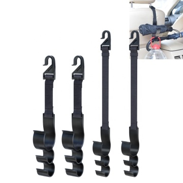 Car Back Seat Headrest Hooks for Umbrella Storage