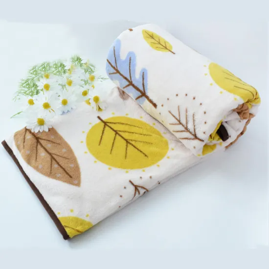 Super Soft Custom Penetrating Printed Blanket Full Color Printing Printed Flannel Fleece Blanket LOW MOQ