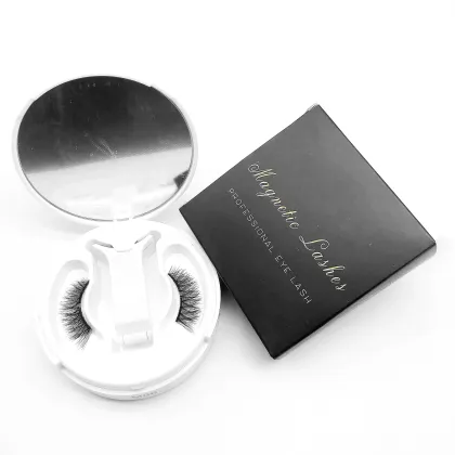 Wholesale Magnetic Faux Mink Eyelashes - Soft, Natural Looking, Glue-Free 3D Quantum Magnetic Lashes