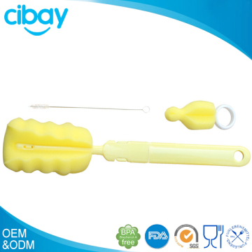 Lead-free plastic baby feeding bottle brush