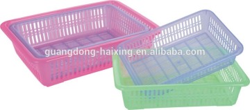 Hot selling kitchen plastic Sieve/ Rectangle Plastic Sieve
