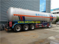 3 Axles 58000L Propane 운송 세미 트레일러