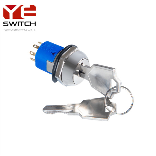 Yeswitch 19mm IPX5 S2015 Anti-Vandal-Schlüsselschlüsselschalter