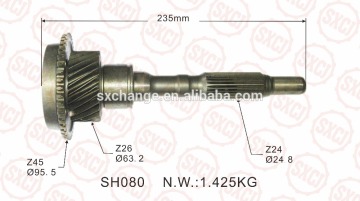 main shaft for DMAX SH080