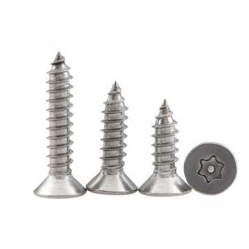 Customized Zinc Stainless Steel Flat Head Cross Slotted Self-Tapping Screws M2-M6