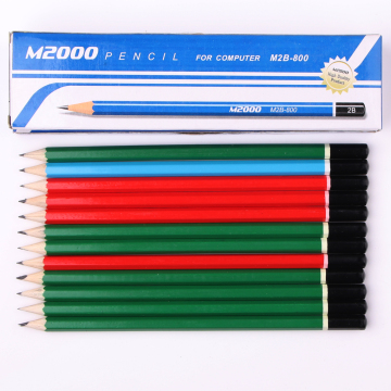 7 Inch Custom 2B Pencil Set - 12Pcs High-Quality Printing Pencils