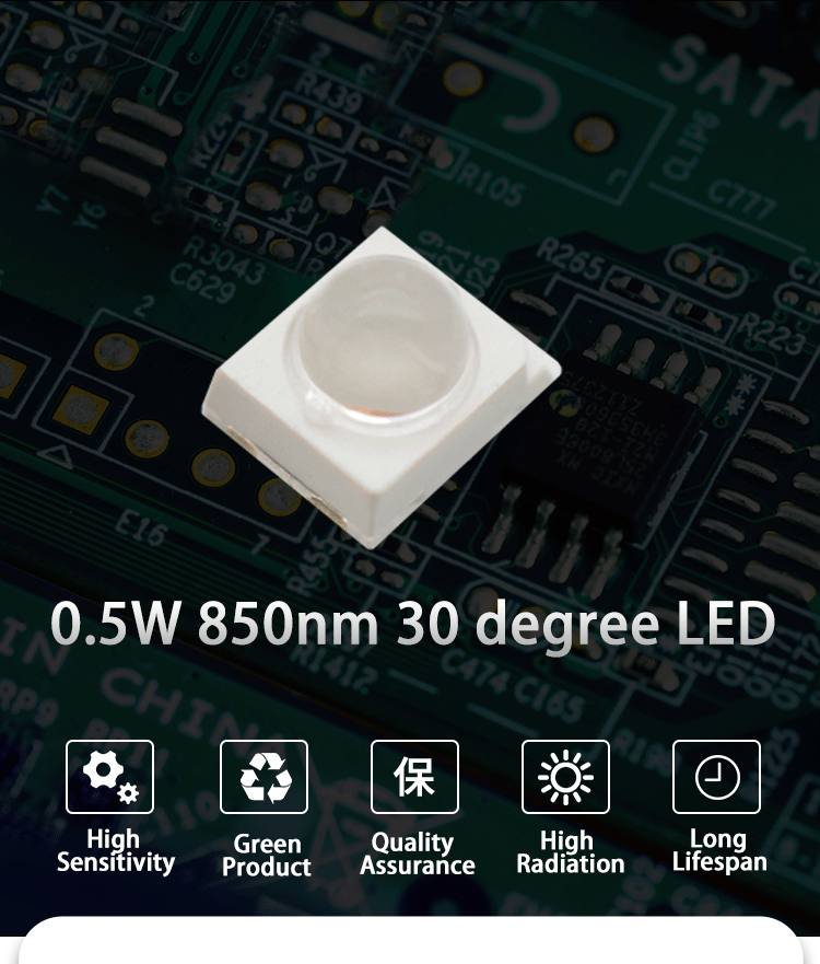 Domed-Lens-IR-LED-2835-850nm-30-Degree-0.5W-2835FIRC-85E20I250-30A-850nm-infrared-LED-2835-SMD-LED-IR-LED-Domed-Lens-30-degree-0_01