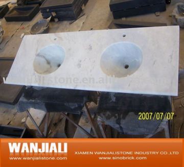 Marble veneer countertop