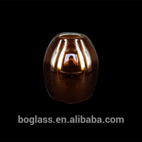 Amber Glass Lamp Dome Cover