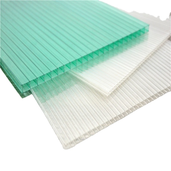 Commercial use translucent pc wall sheets hollow sheets