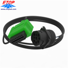 OBD2 bis J1939 OBD-Kabel für LKW-GPS