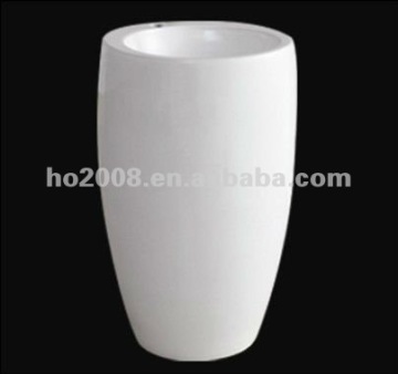 Bathroom Sink Sanitary Ware Ceramic Luxury Pedestal Basin