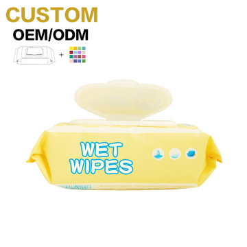 80pcs/Bag 100% Organic Thick Bio Cotton Compostable Baby Wet Wipes