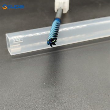 6fluten eindmolenfreesnijders met blauw-nano-coating