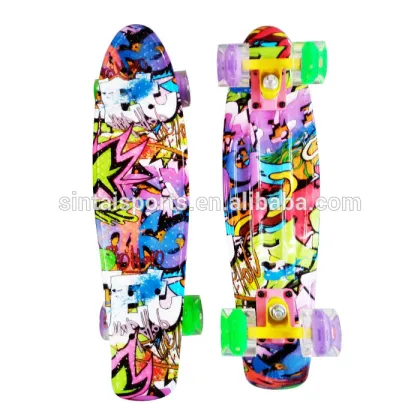 27" TOUCAN TROPICANA NICKEL SKATEBOARD COMPLETED design