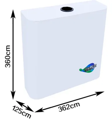Bathroom Squatting Pan with Induction Water Tank