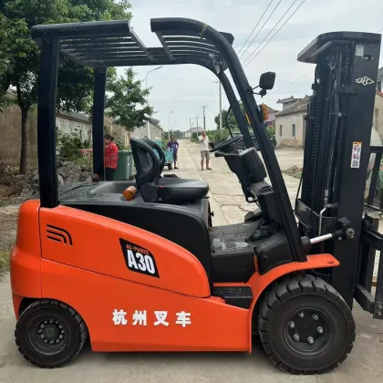 Used Hangcha 3-ton Lithium Battery Forklift for Sale