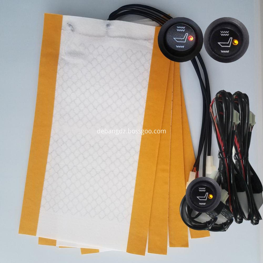 Round Switch Car Seat Heater