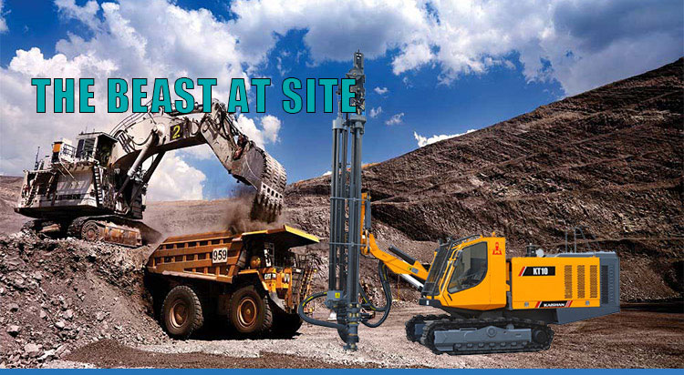 Stone Rig Kaishan Portable Blast Hole Drilling Rig For Stone Quarries, High ...