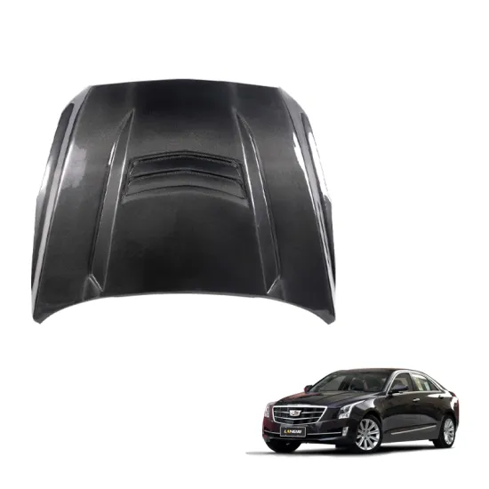 Carbon Fiber Front Bonnet Hood for Cadillac ATS-L Engine 2014-2019