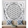 Forest Mountain Psychedelic Hippy Witchcraft Tapestry Tapestry