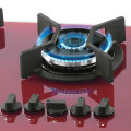 5 Burner Triple Flame Cooker Gas Red Gas Cooktop