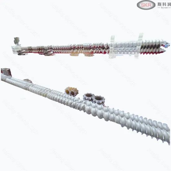 Extruder screw shafts