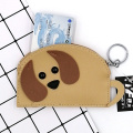 Custom animal style PU credit id card holder