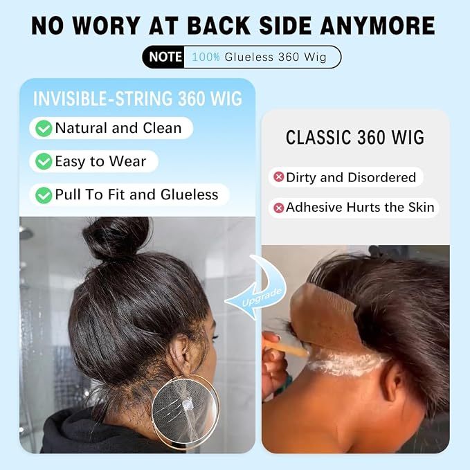 360 body wave human hair full lace wig