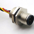 Einfacher Kabelbaum mit Amphenol M12 4P -Stecker