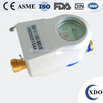 Factory price hot sale brass body domestic remote reading tap water flow meter