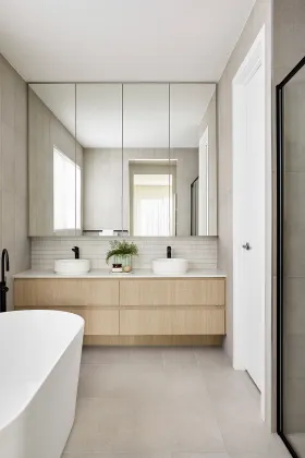 Customized seamless integrated porcelain washbasin