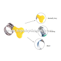 2 braçadeiras de mangueira de aço inoxidável para mangueira de crimpagem