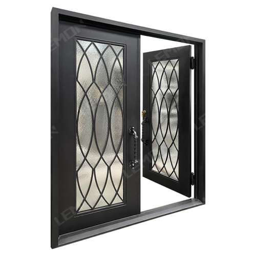 Cheap Exquisite Workmanship Wrought Iron Doors