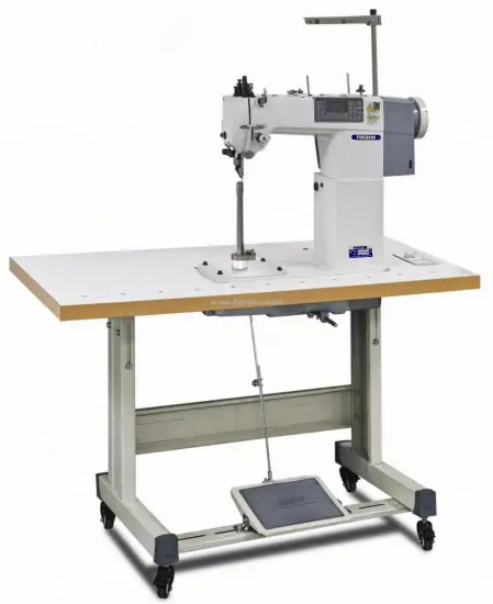 Super Slim Post Bed Top and Bottom Feed Lockstitch Sewing Machine FX-0609-PS