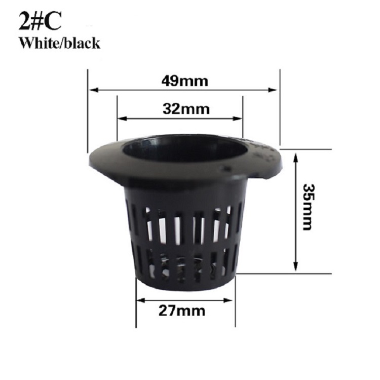 Skyplant 2#C Plastic 1 1/5'' Net Plant Pot