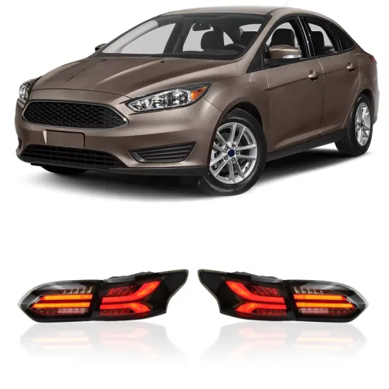 Gobison Plug and Play LED Tail Lights for Ford Focus 2015-2018