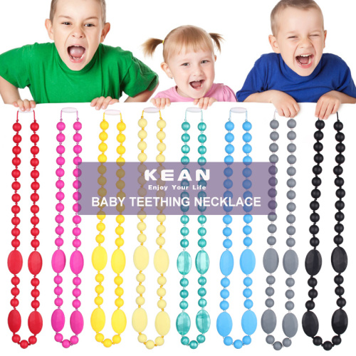 OEM Silicone Baby Teething Necklace