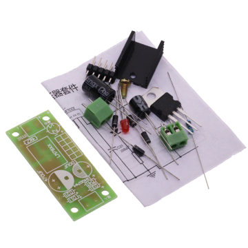 LM7805 DIY Kit: DC/AC Three Terminal Voltage Regulator Power Supply Module - 5V to 12V Output